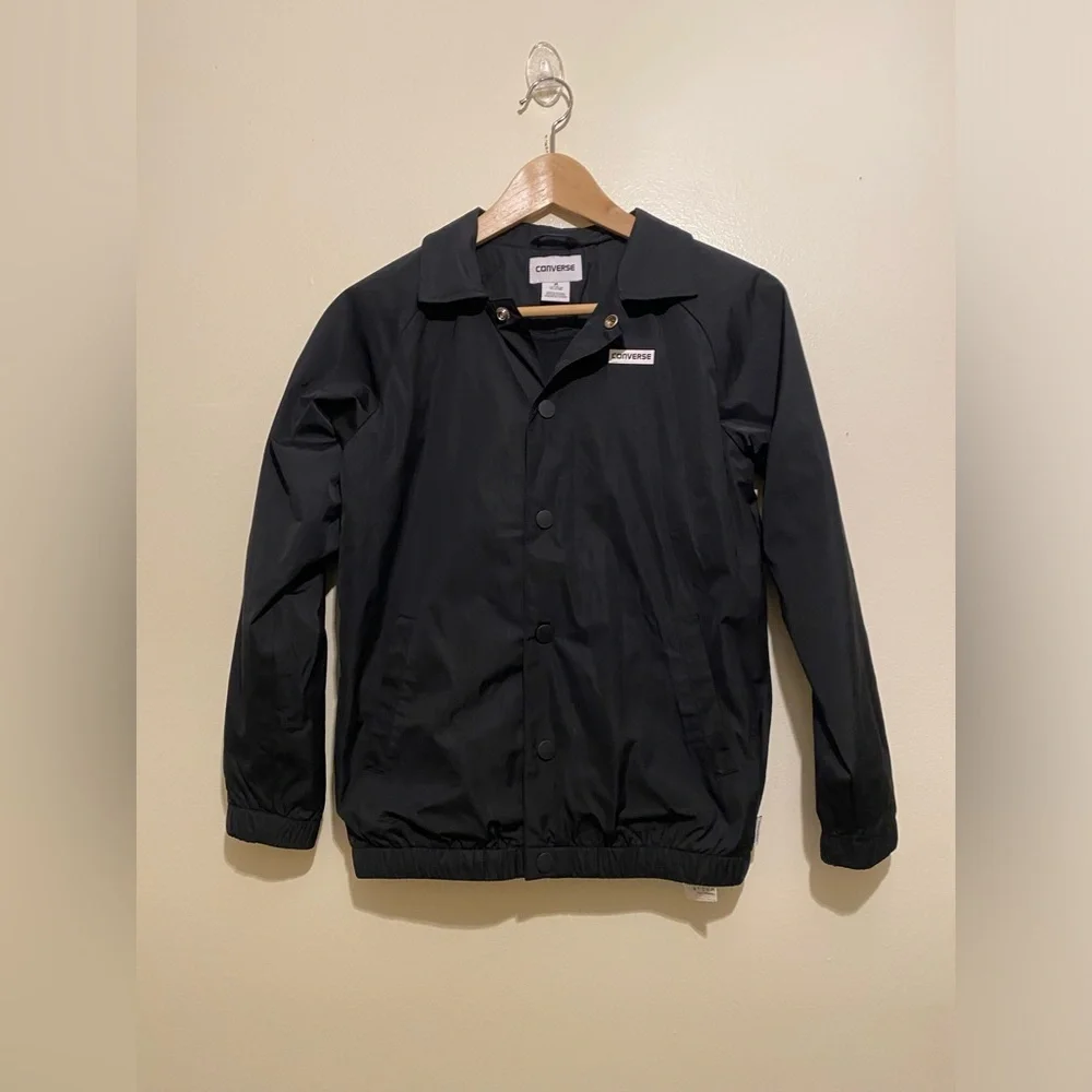 Converse Black OuterwearJacket . Size 10-12 years